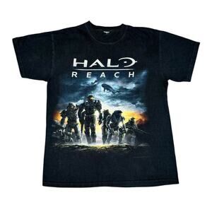 Vintage Halo Reach Xbox 360 Video Game Promo T-Shirt